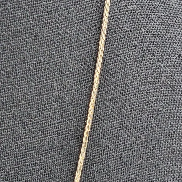 Womens Silver Tone Chain Fashion Necklace Teardrop Crystal Pendant 17 in - Picture 5 of 8